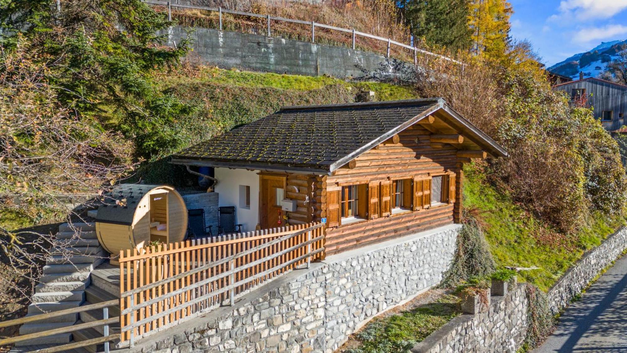 Apartament Gemuetliches Chalet Mit Privater Sauna Und Schoener Aussicht Küblis Zewnętrze zdjęcie